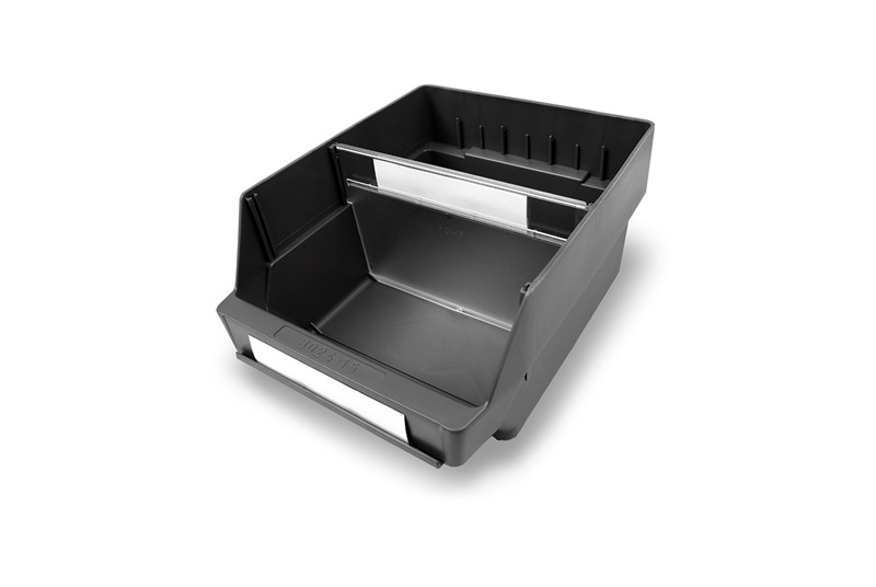 Lagerlåda 300x240x150 Svart ESD 10st