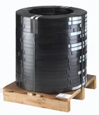 Stålband 19x0,5 mm 795kg Enkelring Svart