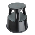 Kick step pall metall svart