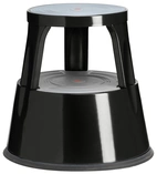 Kick step pall metall svart