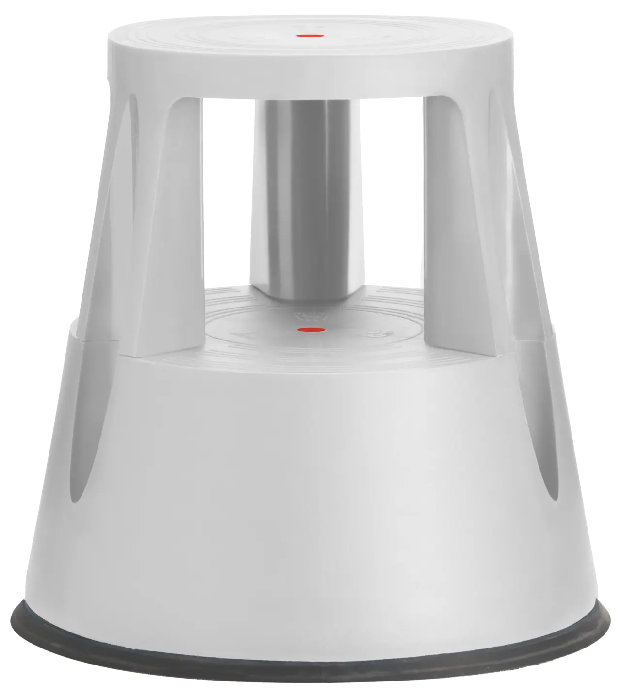 Kick step pall plast grå