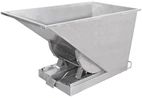 Tippcontainer Rostfri 316 med tryckplatta 300 L