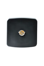 Avspärrningsstolpe med kedja röd/vit