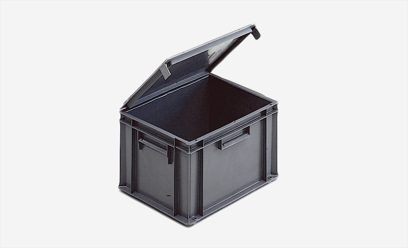Transportback med lock 20L 400x300x246mm Grå