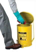 Ventilerad säkerhetstunna, 20 L, Gul