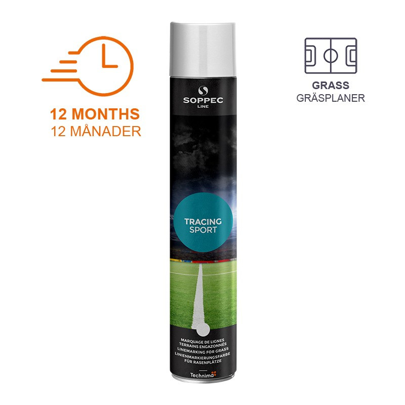 Linjemarkering spray Gräs, 750 ml, Vit, 6-pack