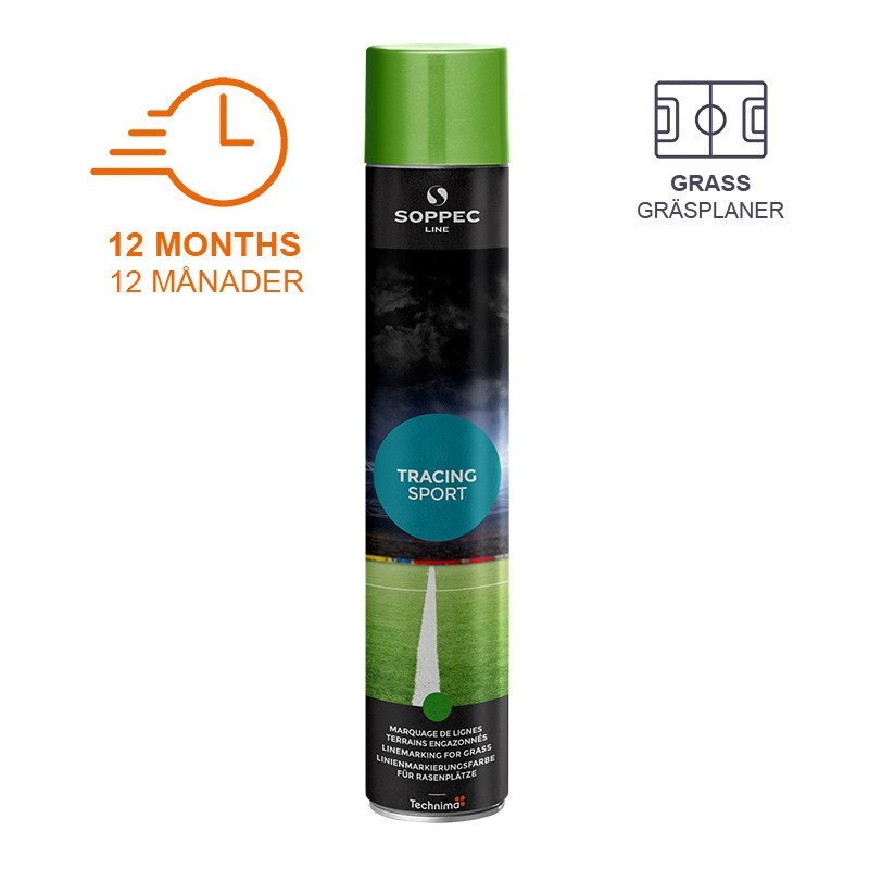 Linjemarkering spray Gräs, 750 ml, Grön, 6-pack