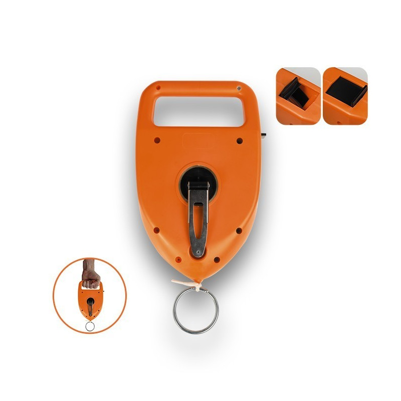 Snörslå, 50 m, Orange