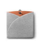 Portabel skärmvägg Grå/Orange