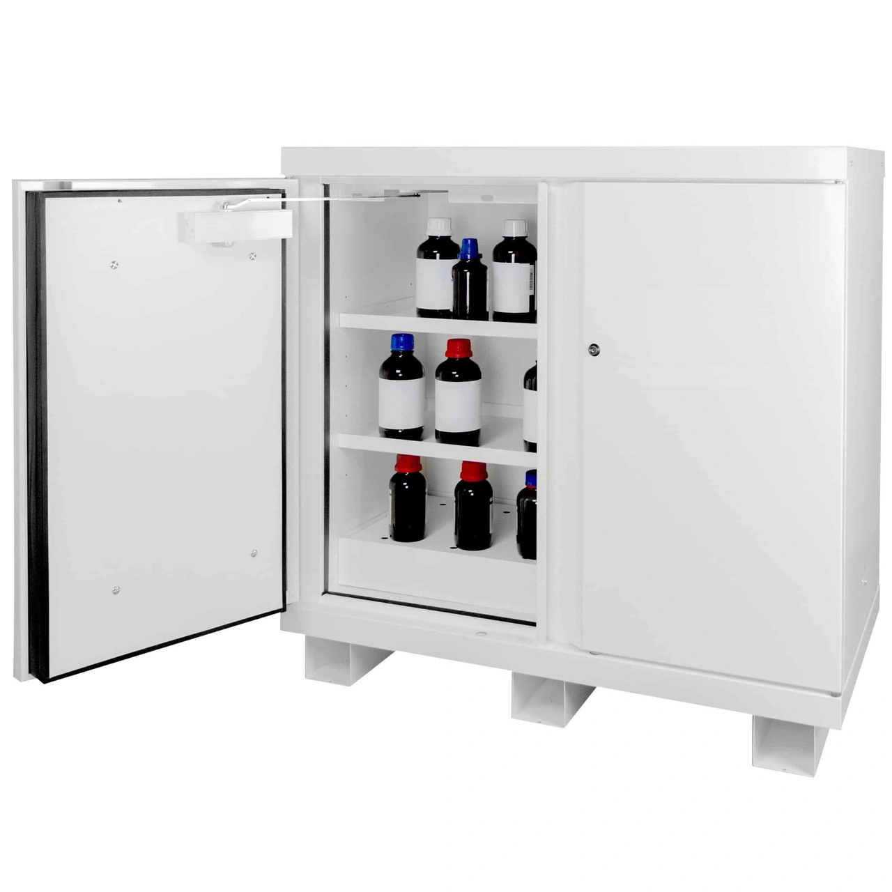 Tråghylla till Kemikalieskåp 90 min, 1100x1137 mm