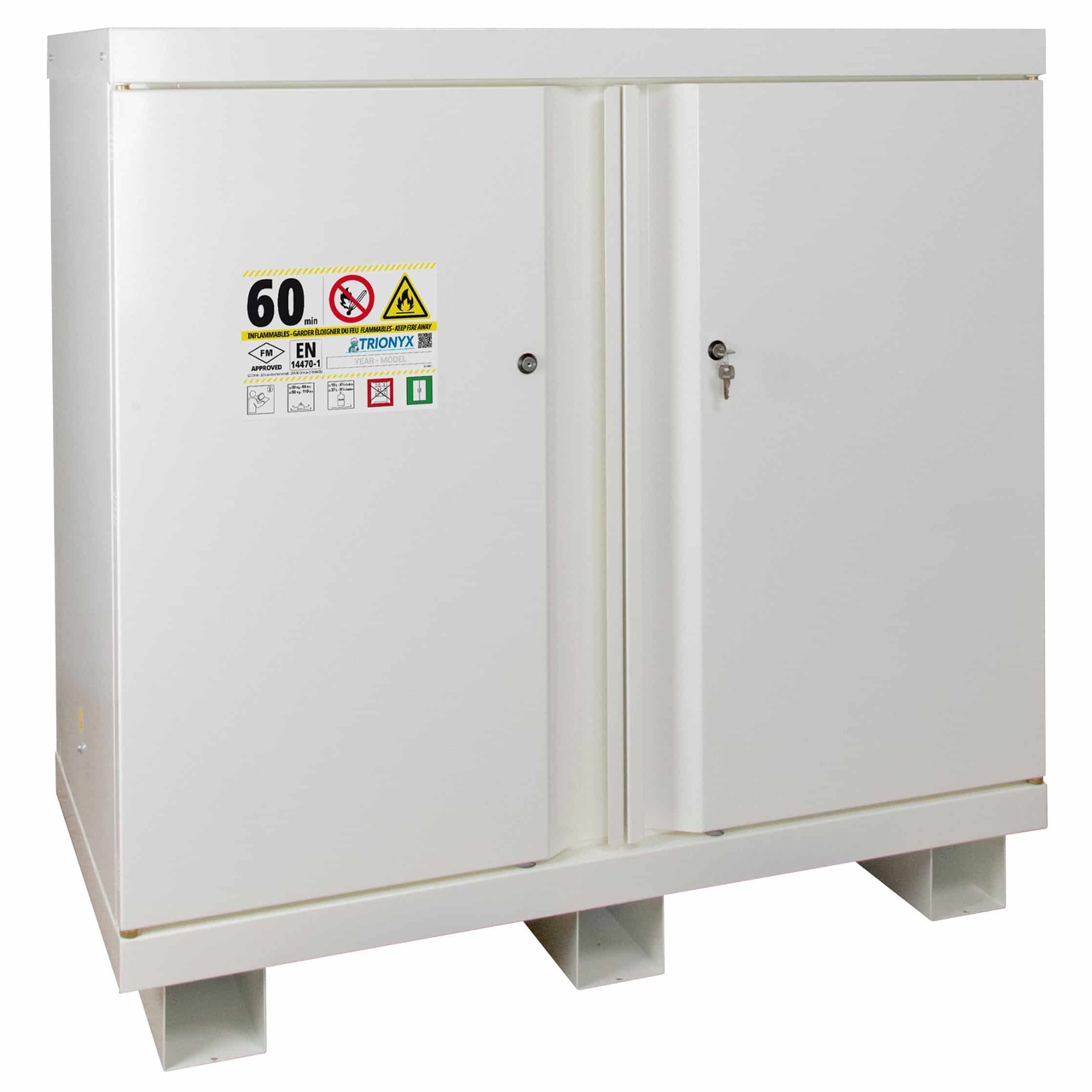 Kemikalieskåp 60 min 1100x1137 mm