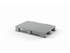 Extra tålig Plastpall 1200 x 800 mm Tät Ljusgrå