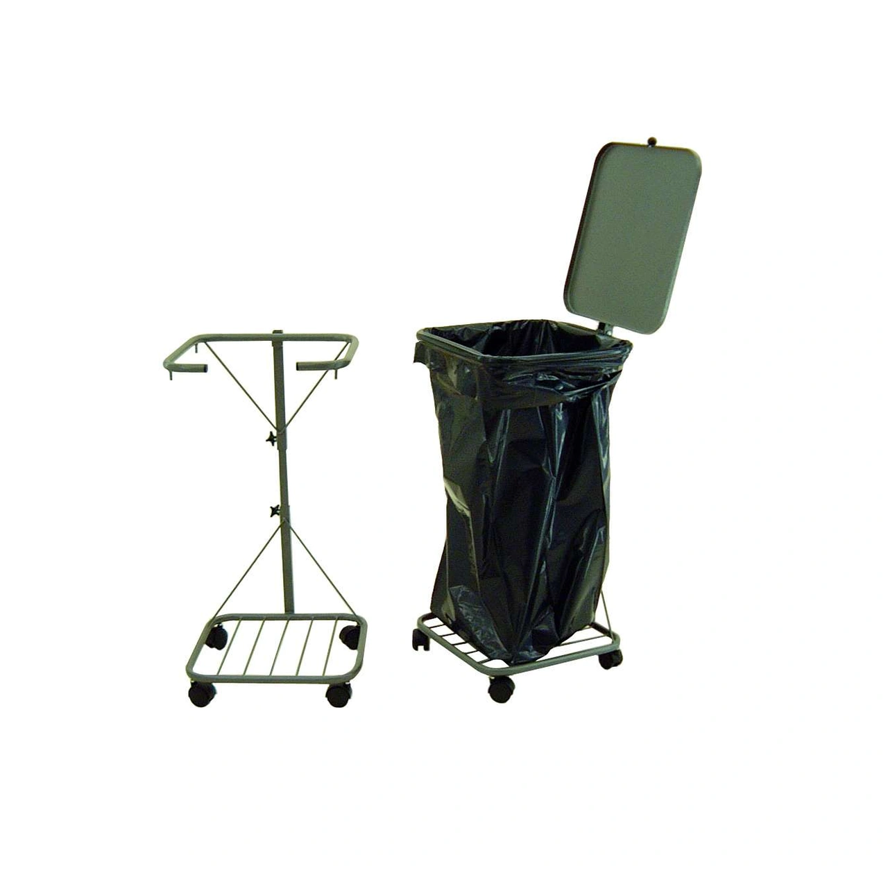 Säckhållare Ola med lock