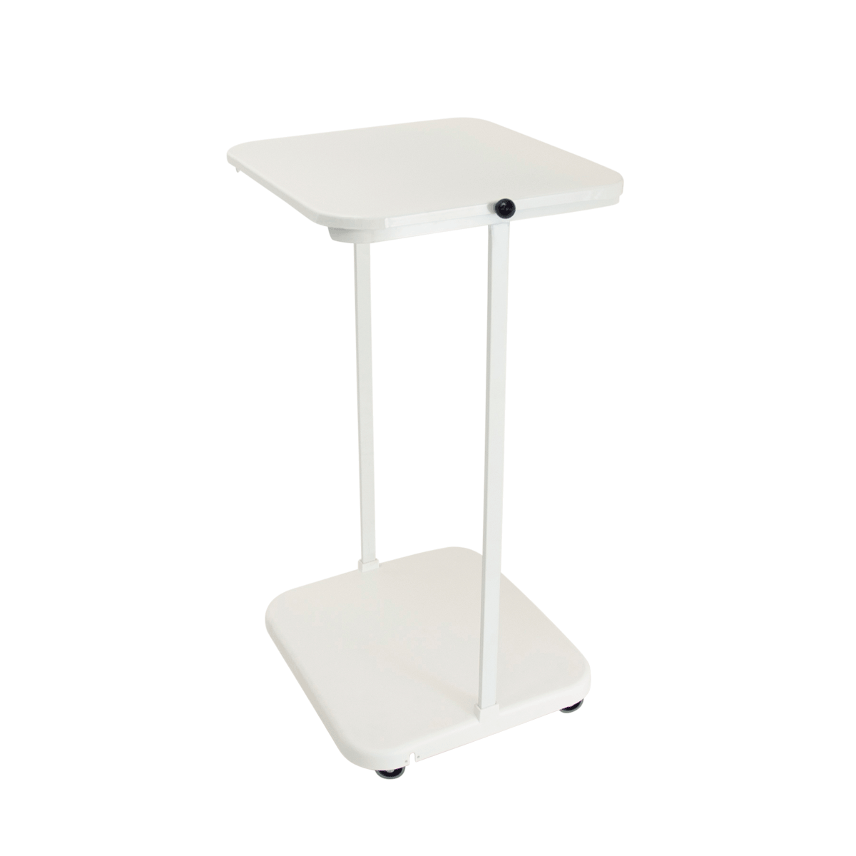 Säckvagn med lock och 4 hjul, 125 L, Vit