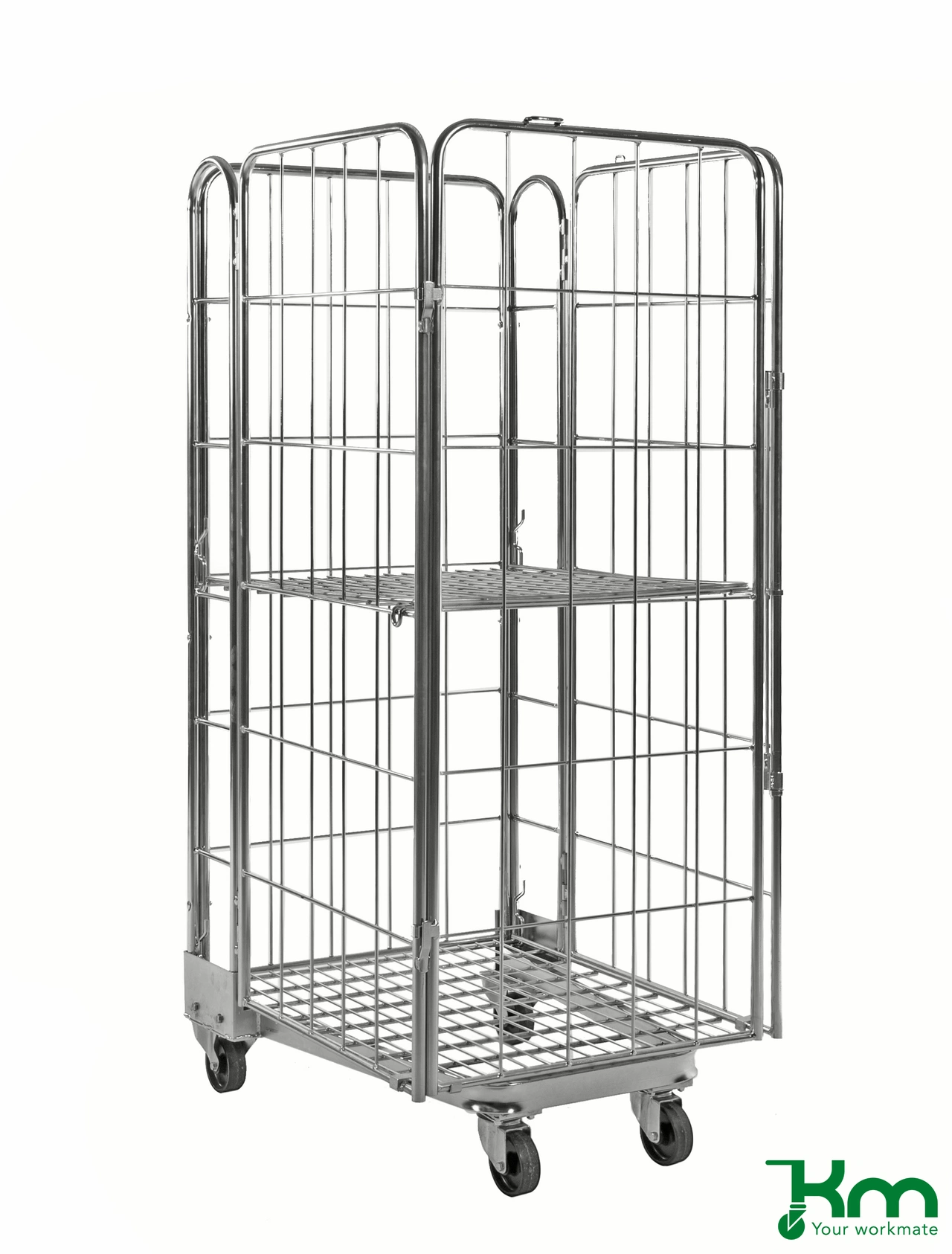 Rullcontainer stackningsbar 4 vägg