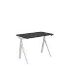 Höj och sänkbart skrivbord, El, 1000 x 600mm, mörkgrå/vit