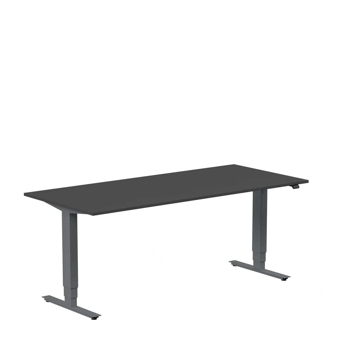 Höj och sänkbart skrivbord, 1800x800mm, svart/antracit