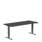 Höj och sänkbart skrivbord, 1800x800mm, svart/antracit