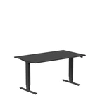 Höj och sänkbart skrivbord, 1400x800mm, svart/svart