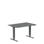 Höj och sänkbart skrivbord, 1200x800mm, mörkgrå/antracit