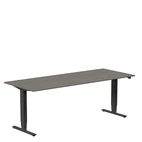 Höj och sänkbart skrivbord, 2000x800mm, mörk ask/svart