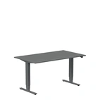 Höj och sänkbart skrivbord, 1400x800mm, mörkgrå/antracit