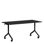Fällbart bord, Tilt, 1600 x 800mm, svart laminat/svart