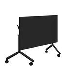 Fällbart bord, Tilt, 1600 x 800mm, svart laminat/svart