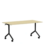Fällbart bord, Tilt, 1600 x 800mm, björklaminat/svart