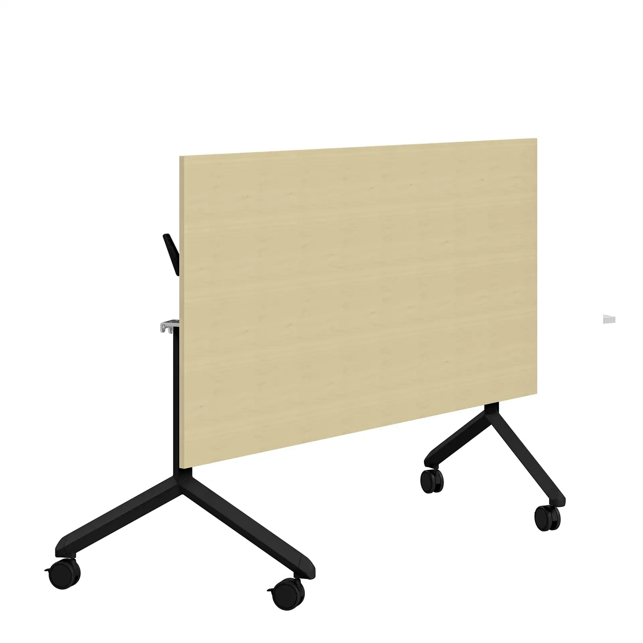 Fällbart bord, Tilt, 1600 x 800mm, björklaminat/svart