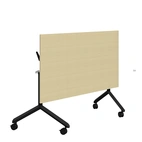 Fällbart bord, Tilt, 1600 x 800mm, björklaminat/svart