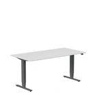 Höj och sänkbart skrivbord, 1600x800mm, ljusgrå/antracit