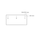 Höj och sänkbart skrivbord, 1600x800mm, uttag bok/silver