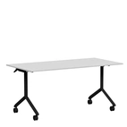 Fällbart bord, Tilt, 1600 x 800mm, ljusgrå laminat/svart
