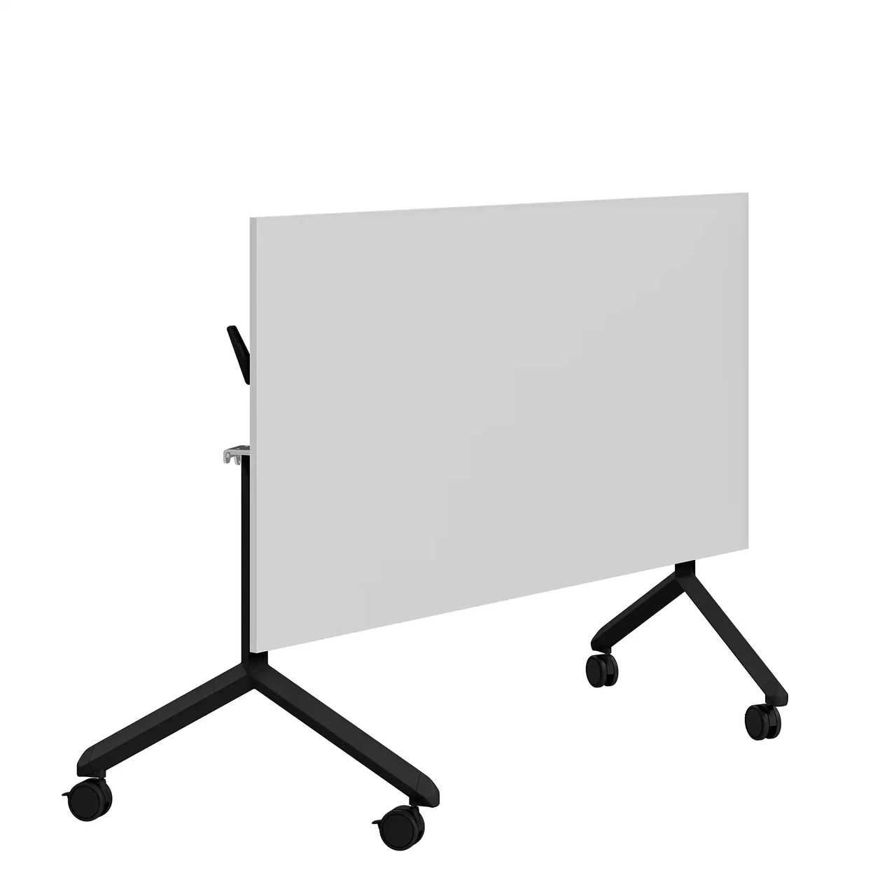 Fällbart bord, Tilt, 1600 x 800mm, ljusgrå laminat/svart