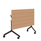 Fällbart bord, Tilt, 1600 x 800mm, boklaminat/svart