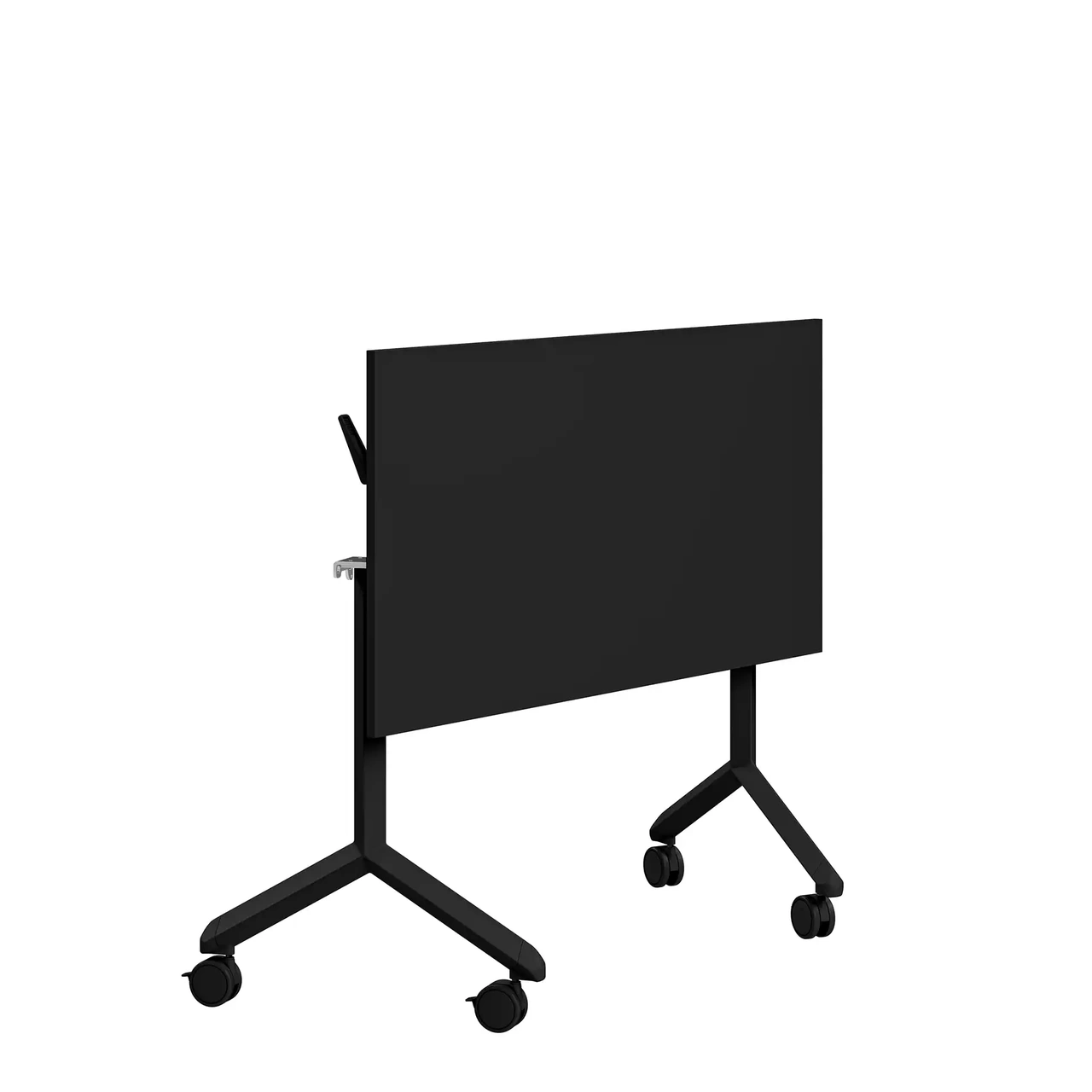 Fällbart bord, Tilt, 1200 x 600mm, svart laminat/svart