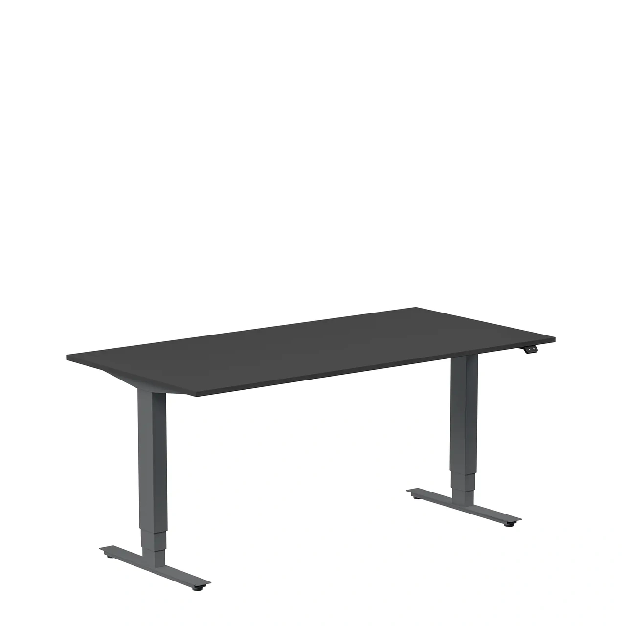 Höj och sänkbart skrivbord, 1600x800mm, svart/antracit