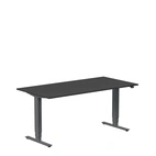 Höj och sänkbart skrivbord, 1600x800mm, svart/antracit