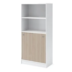 Skåp, björk, 2x skjutdörrar/2x öppet, 805 x 1725mm