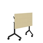 Fällbart bord, Tilt, 1200 x 600mm, björklaminat/svart