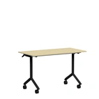 Fällbart bord, Tilt, 1200 x 600mm, björklaminat/svart