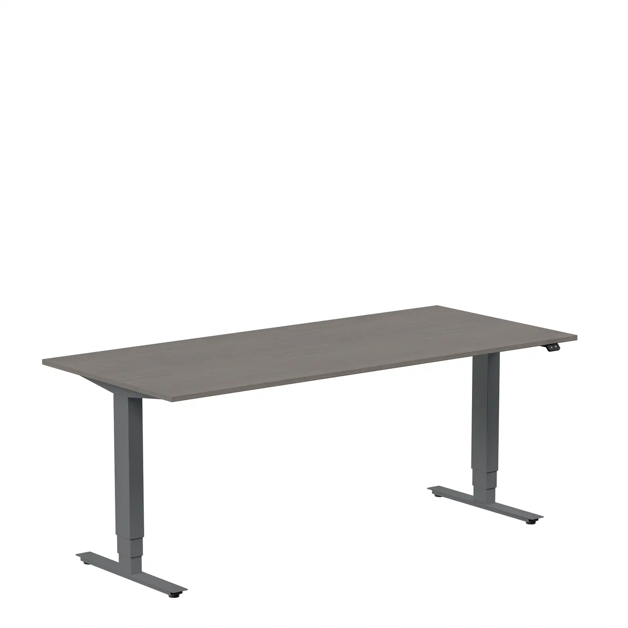 Höj och sänkbart skrivbord, 1800x800mm, mörk ask/antracit