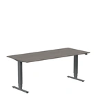 Höj och sänkbart skrivbord, 1800x800mm, mörk ask/antracit