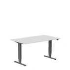 Höj och sänkbart skrivbord, 1400x800mm, ljusgrå/antracit