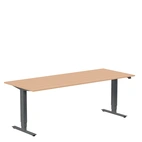 Höj och sänkbart skrivbord, 2000x800mm, bok/antracit