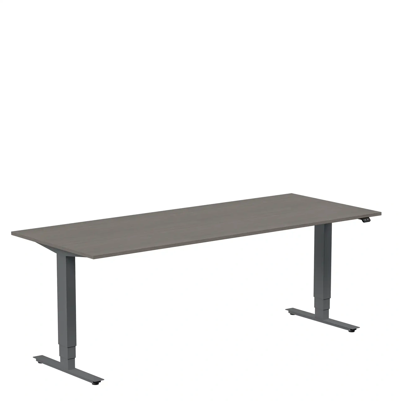Höj och sänkbart skrivbord, 2000x800mm, mörk ask/antracit