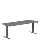 Höj och sänkbart skrivbord, 2000x800mm, mörk ask/antracit