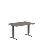Höj och sänkbart skrivbord, 1200x600mm, mörk ask/antracit