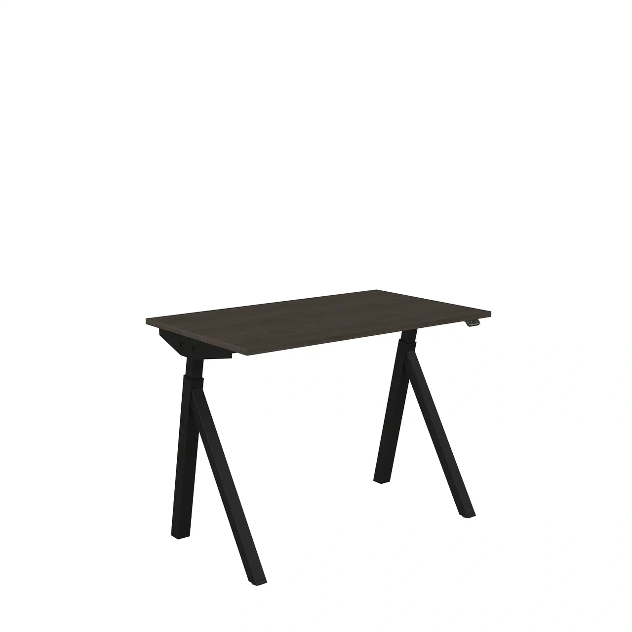 Höj och sänkbart skrivbord, El, 1000x600mm, mörk ask/svart